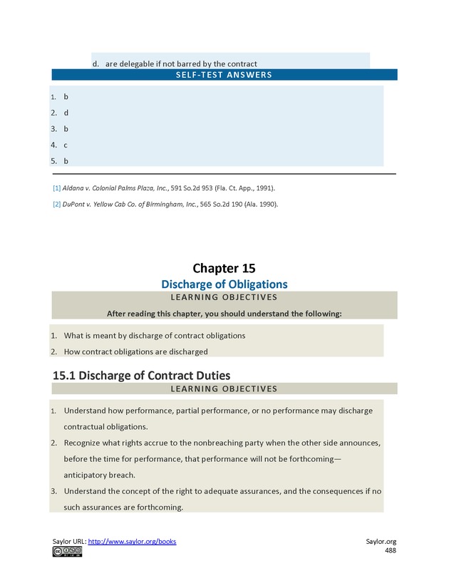 Business Law and the Legal Environment - Page 488